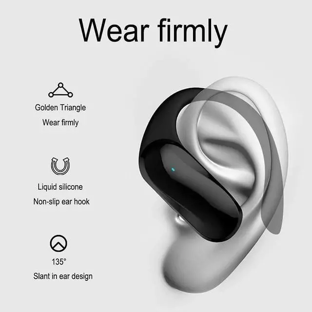 Alt view image 2 of 7 - True Wireless Earbuds, IPX5 Waterproof Bluetooth 5.0 Wireless Headphones with Microphone Charging Case Stereo Sound Headset for Workout Running Travel
