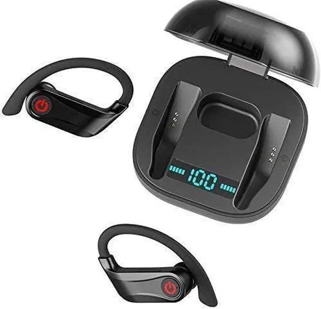 Alt view image 2 of 5 - Wireless Bluetooth Headphones in-Ear Earphones Cordless Earbuds with Microphone Portable Charging Case, Hi-Fi Stereo Fidelity Wireless Earbuds
