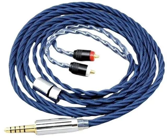 Main image of 99% Pure Silver OCC Graphene for XBA-H2 XBA-H3 xba-A3 xba-A2 Alloy Full Sleeved Earphone Cable 8625(4.4mm Male Plug,2m)