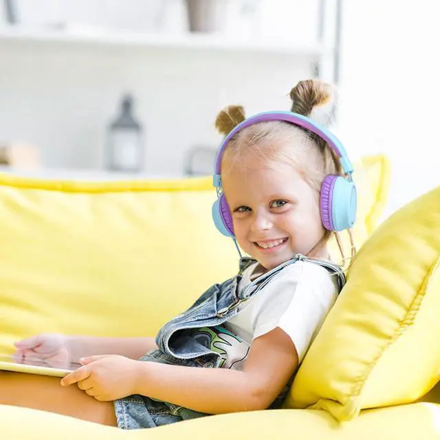 Alt view image 7 of 7 - Olyre Kids Folable Headphones 4 Colors in Packs