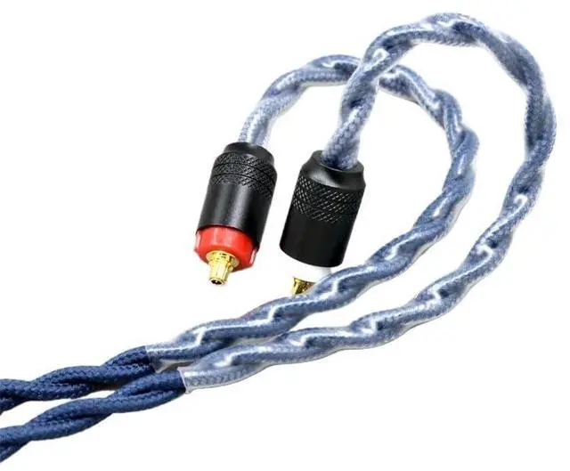 Alt view image 6 of 6 - 99% Pure Silver OCC Graphene for XBA-H2 XBA-H3 xba-A3 xba-A2 Alloy Full Sleeved Earphone Cable 8625(4.4mm Male Plug,2m)