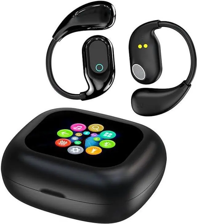 Main image of Micool Open-Ear Headphones Bluetooth 5.4 with LCD Touch Screen, Wireless Earbuds with 120-Day Standby, Sports Headset Noise Reduction & 13mm Drivers for Immersive Sound