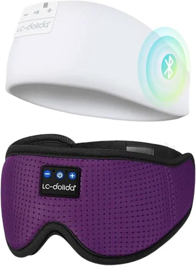 Main image of LC-dolida Sleep Headphones Bluetooth 5.2,Wireless Bluetooth Sleep Mask