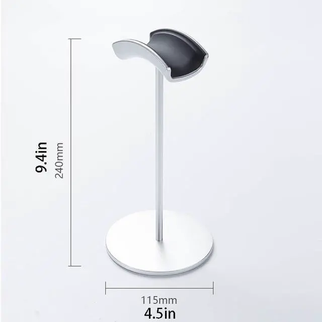 Alt view image 2 of 7 - Headphone Stand Earphone Stand with Aluminum Alloy Supporting Bar for All Headphones Size(Red)
