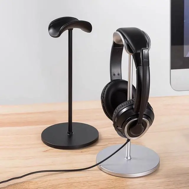 Alt view image 4 of 7 - Headphone Stand Earphone Stand with Aluminum Alloy Supporting Bar for All Headphones Size(Red)