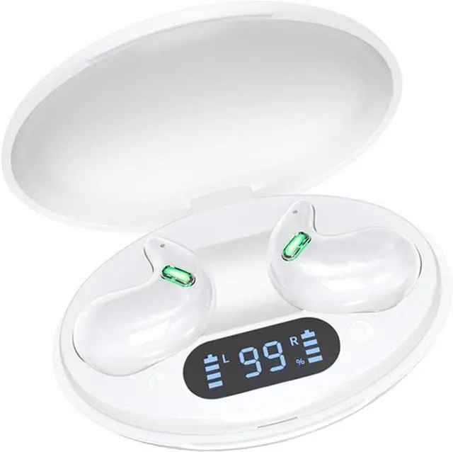 Main image of Headphones,Wireless Earbuds for Sleeping Suitable for Games Sports Work Bluetooth 5.2 with Charging Box,Sleeping Headphones for Side Sleepers,Invisible Earbuds(White)