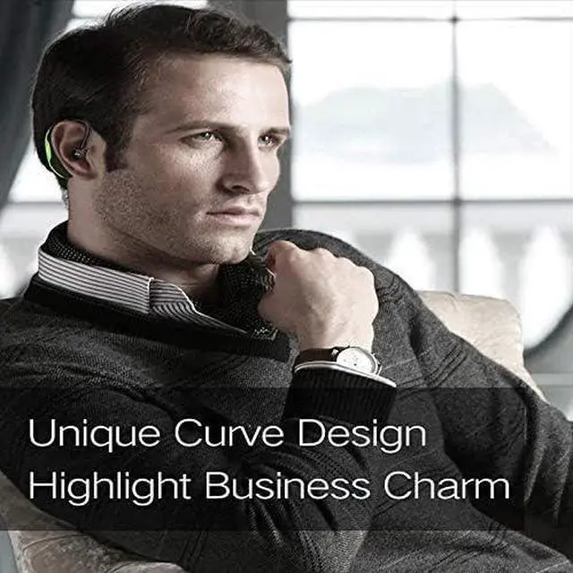 Alt view image 2 of 6 - Bluetooth Earpiece for Cell Phones, V5.0 Wireless Bluetooth Headset with Noise Cancelling Mic 18 Hours Talking, Noise Canceling for Driving/Business/Office