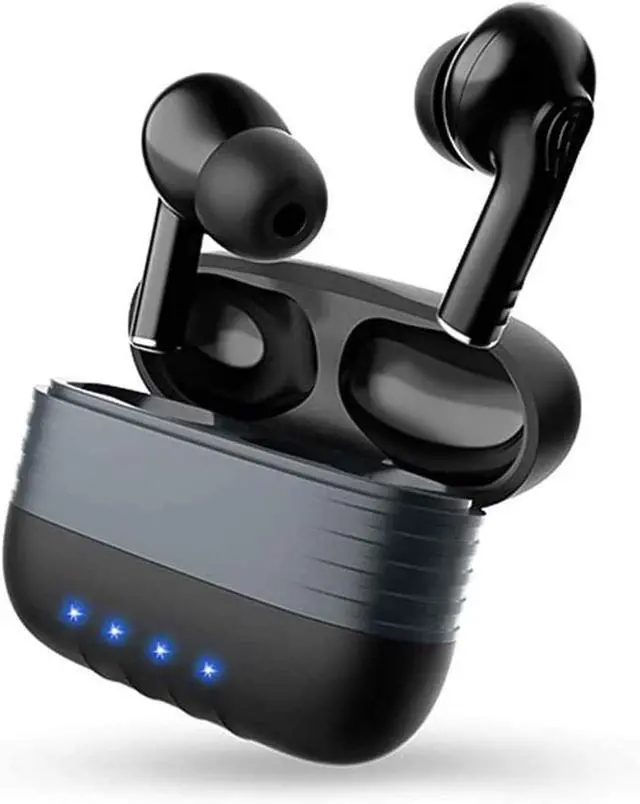 Main image of Wireless Earbuds Bluetooth Headphones Touch Control with Wireless Charging Case IPX8 Waterproof Stereo Earphones in-Ear Built-in Mic Headset Premium Deep Bass for Sport Black