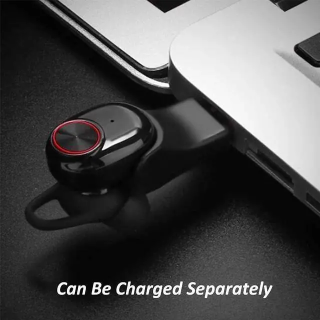 Alt view image 2 of 6 - True Wireless Earphones, Noise Isolation in Ear Earphones Sports Invisible Earpieces, Bluetooth 5.0 Mini Headsets Portable Earbuds Stereo, Headset Built-in Microphone