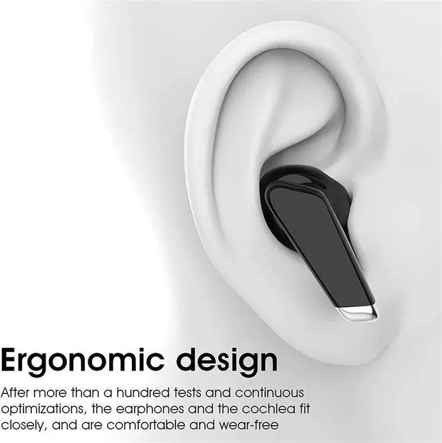 Alt view image 4 of 7 - Wireless Earbuds Bluetooth Headphones Premium Fidelity Sound Quality Wireless Charging Case Digital LED Intelligence Display IPX8 Waterproof Earphones Built-in Mic Headset for Sport