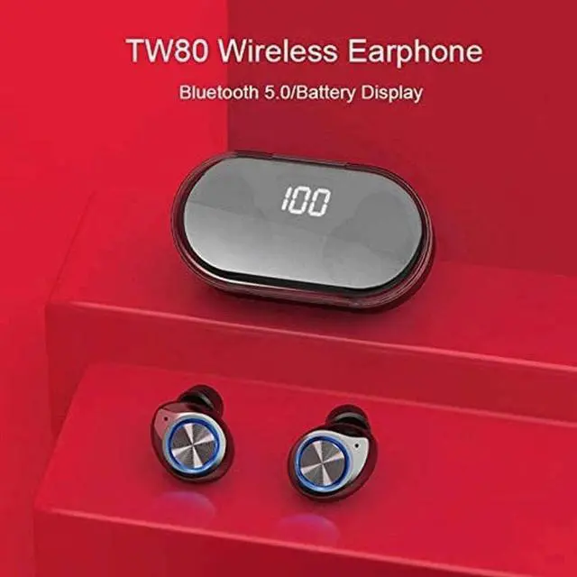 Alt view image 3 of 7 - Bluetooth Headphones Touch Control with Wireless Charging Case Waterproof Stereo Earphones in-Ear Built-in Mic Headset Premium Deep Bass for Sport