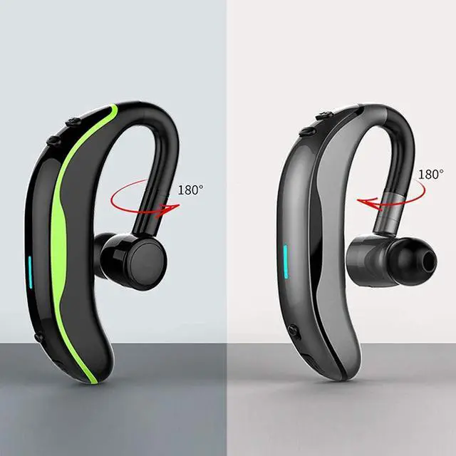 Alt view image 6 of 7 - Wireless Earbuds Bluetooth Headphones, Ear-Hook Headphones, Wireless Earbuds Subwoofer Earphones Noise Cancelling Lightweight Sweatproof for Gym/Running/Workout in-Ear Headsets(Green)