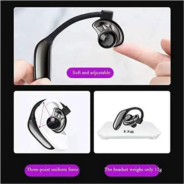 Alt view image 5 of 7 - Wireless Earbuds Phones, Bluetooth 5.0 in-Ear Headphones with Extra Bass, Built-in Mic, Touch Control, USB Charging Case, 24hr Battery Earphones, Waterproof for Sport