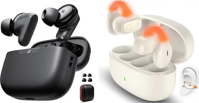 Main image of 2 Pack Wireless Earbuds Open Ear Clip On Bluetooth Headset Bass Stereo Over Ear Arc Sports Earphone LED Cordless In-Ear Game Headphone True Wireless Earbuds HiFi Bass Stereo Bluetooth 5.4 Headset