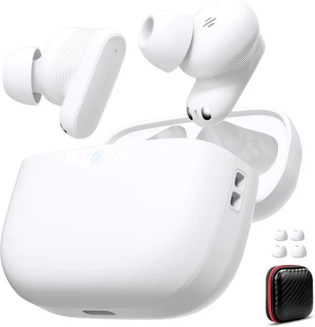 Alt view image 6 of 7 - 2 Pack Wireless Earbuds Open Ear Clip On Bluetooth Headset Bass Stereo Over Ear Arc Sports Earphone LED Cordless In-Ear Game Headphone True Wireless Earbuds HiFi Bass Stereo Bluetooth 5.4 Headset