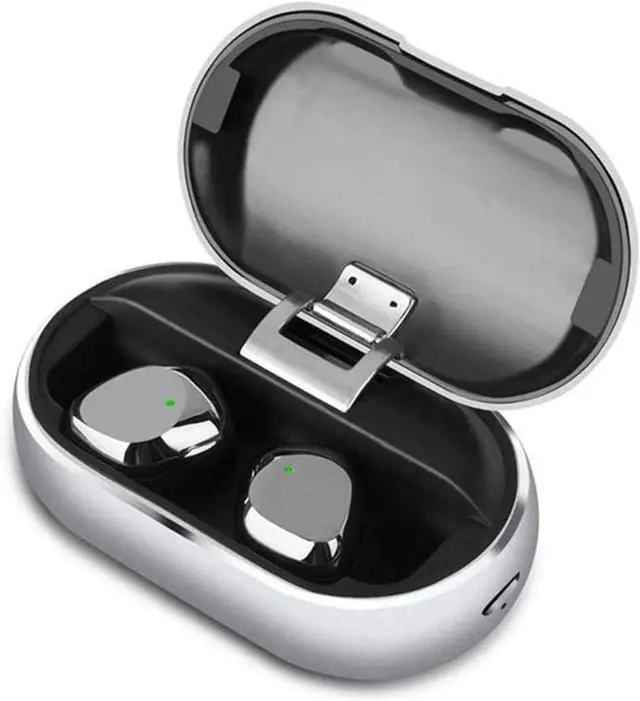 Alt view image 2 of 7 - Wireless Earbuds Bluetooth 5.0 Earphones in-Ear with Charging Case Easy-Pairing Stereo Calls/Built-in Microphones/IPX5 Sweaoof/for Sports Workout Gym