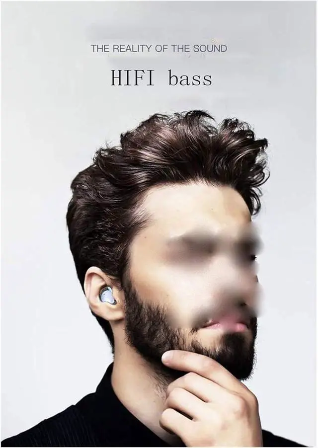 Alt view image 7 of 7 - Wireless Earbuds Bluetooth 5.0 Earphones in-Ear with Charging Case Easy-Pairing Stereo Calls/Built-in Microphones/IPX5 Sweaoof/for Sports Workout Gym