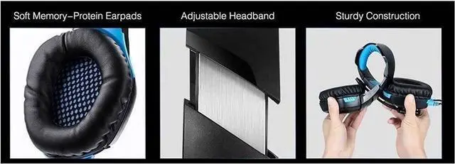 Alt view image 4 of 5 - Over-Ear Performance Gaming Headset with Active Noise Cancelling