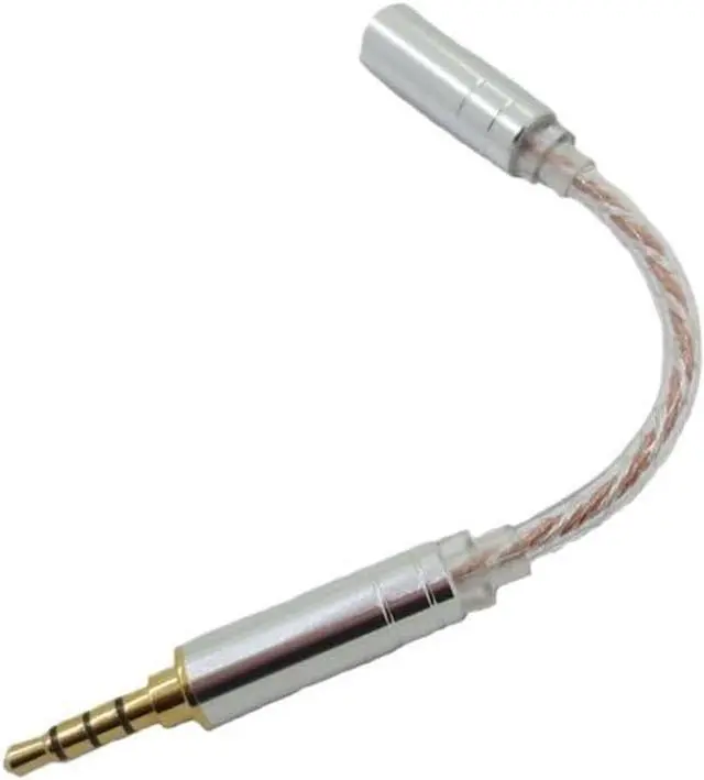 Alt view image 6 of 6 - HiFi Balance Audio Cable Male 2.5mm to 3.5mm 4.4mm Female Headphone Conversion Cable Line Adapter(5)