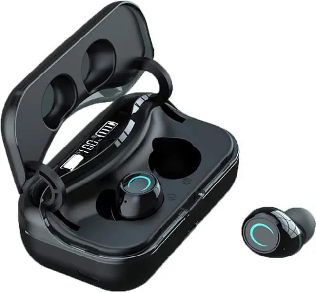 Main image of Bluetooth Headphones True Wireless Earbuds with Charging Case IPX7 Waterproof TWS Stereo Sound Earphones Built-in Mic in-Ear Hets Deep Bass for Sport Running