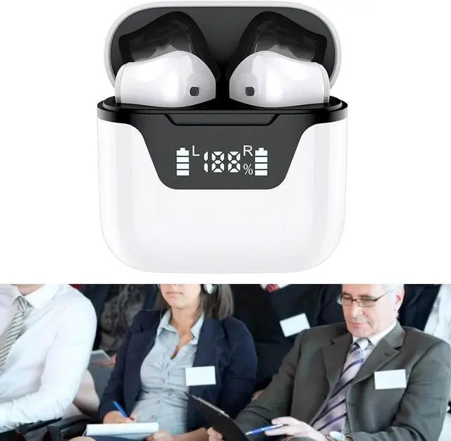 Alt view image 6 of 7 - Translator Earbuds, Bluetooth Language Interpreter Wireless Earpiece Real Time Voice Translator Headset Support 144 Languages