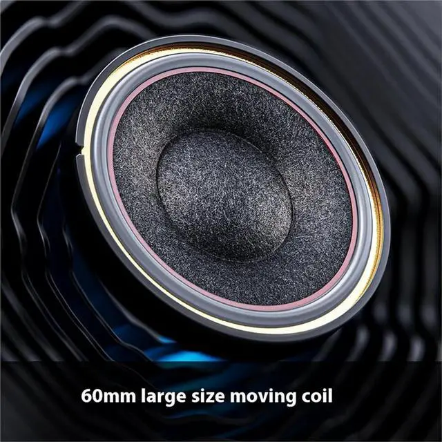 Alt view image 6 of 6 - FT1 Closed-Back Over-Ear Nanowood Fiber Composite Diaphragm Wired Hi-Fi Headphones, Black Wood Ear Cups for Studio(Brown Wood)