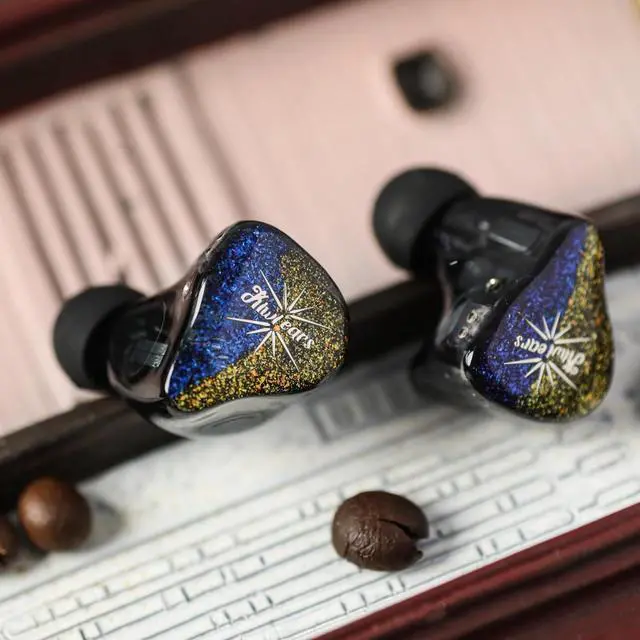 Alt view image 5 of 7 - IFIXAUDIO Kiwi Ears Forteza Monitor Earbuds, 1BA + 2DD HiFi Wired Earbuds DUNU Lyre Mini in Ear Monitor Cable, HiFi Upgrade Earbud Cable (2Pin)