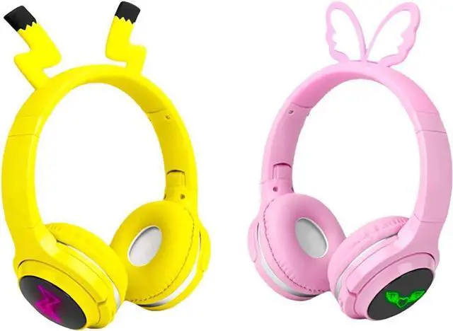 Main image of Wireless Kids Headphones with 7-Color LED Lights, 85dB Safe Volume & 40H Playtime  Ultra-Soft Over-Ear for School Travel