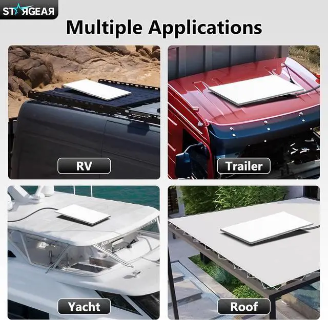 Alt view image 5 of 7 - Starlink Gen 3 Mount Mobility, Starlink Accessories Semi-Permanent for Starlink Mount Gen 3, Starlink Ethernet Adapter for Gen 3/Mini