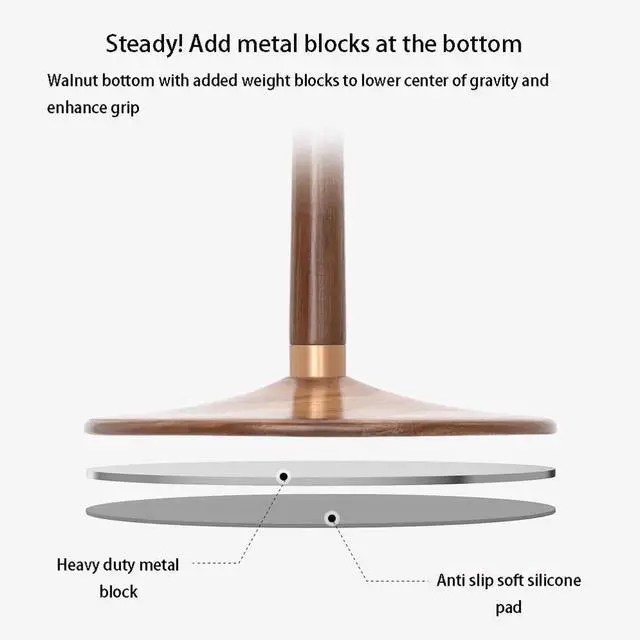 Alt view image 7 of 7 - Headphone Stand, Headset Stand & Durable Headset Holder, Universal Headphone Holder with Storage Base for Gaming