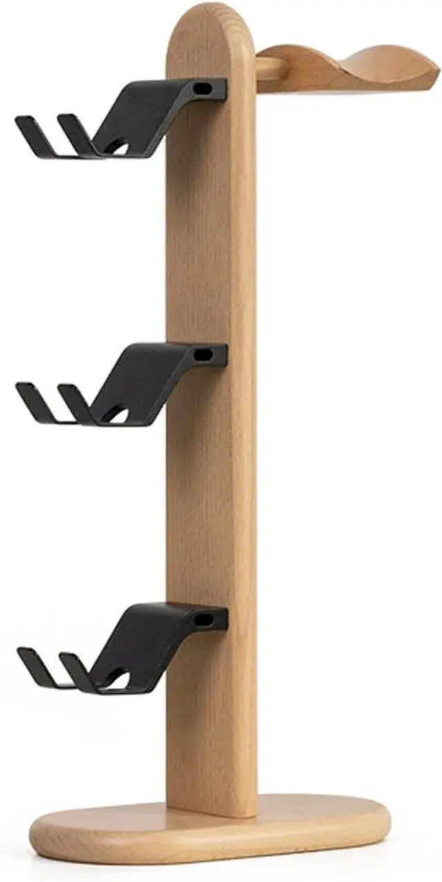 Main image of Headphone Stand, Universal Headset Holder Hanger Mount Aluminum with Protective Silicone Pad, Gaming Headset Accessories(Black)