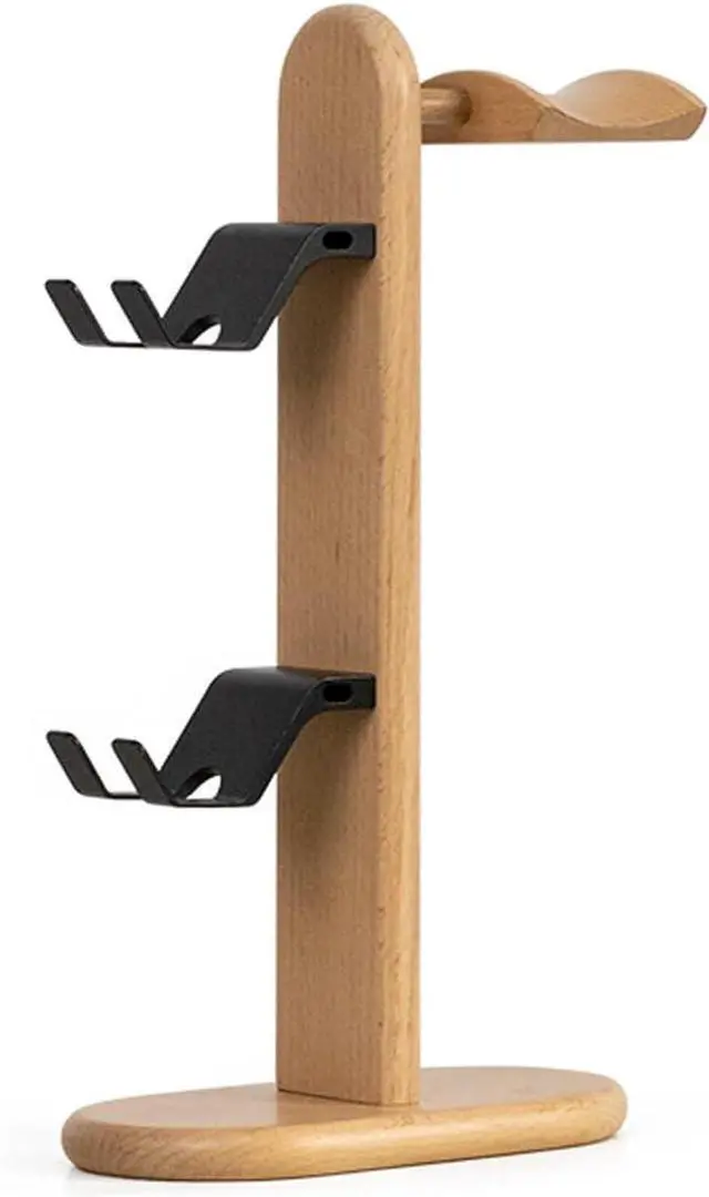 Main image of Headphone Stand, Headset Stand & Durable Headset Holder, Premium Desk Organizer for Gaming and Office Headphones(Black)