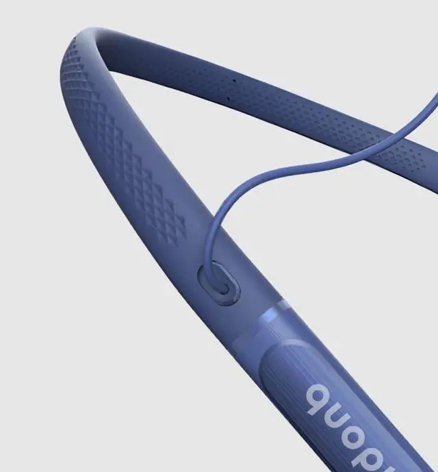 Alt view image 2 of 7 - Neckband Bluetooth Headphones,Superpowered Sound with Bluetooth 5.3 45ms Low Latency, ENC Noise Cancelling Mic,120H Playtime, 14.2mm Bass Drivers, IPX5 Sweatproof, Type-C Fast Charging, (Blue)