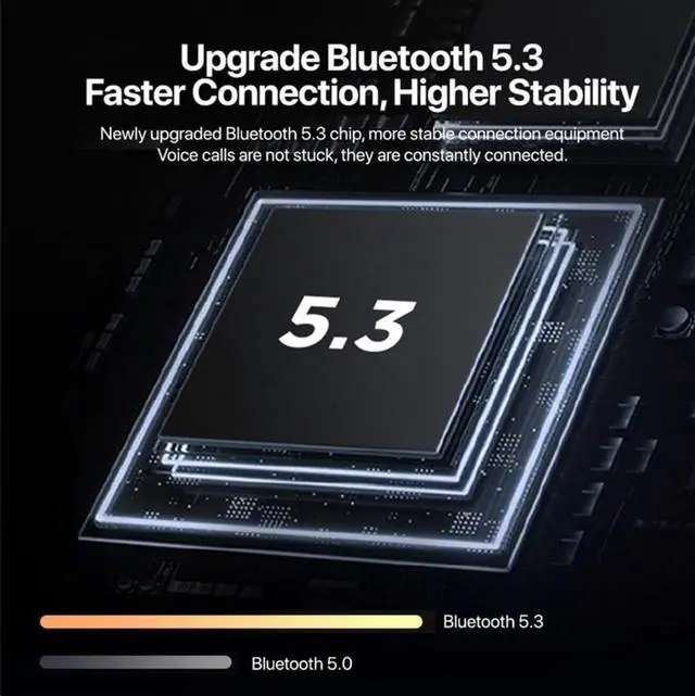 Alt view image 5 of 7 - Neckband Bluetooth Headphones,Superpowered Sound with Bluetooth 5.3 45ms Low Latency, ENC Noise Cancelling Mic,120H Playtime, 14.2mm Bass Drivers, IPX5 Sweatproof, Type-C Fast Charging, (Blue)