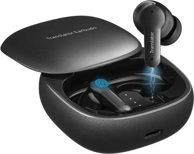 Main image of XUPURTLK Translation Earbuds Real Time for 144 Languages, AI Translator Earbuds for iPhone and Android, 3-in-1 Translation Headphones Translating Earbuds for Travel Business Learning