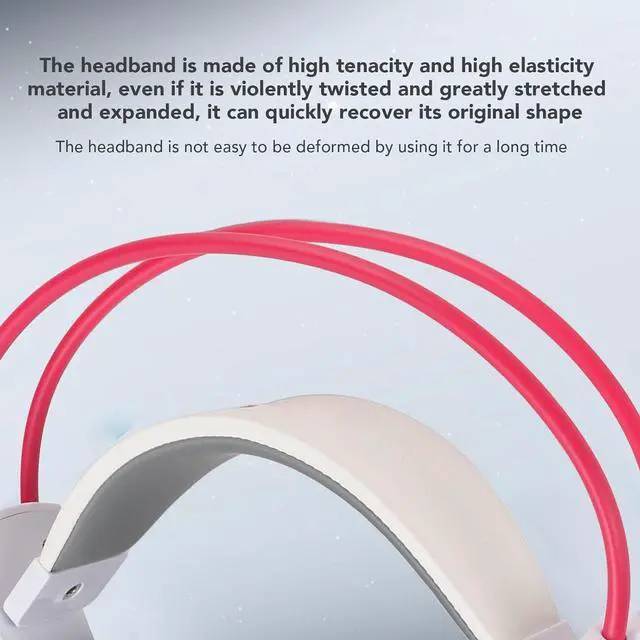 Alt view image 2 of 7 - Gaming Headset, 7.1 Surround Sound Over Ear Wired Headphones with Omnidirectional Microphone, RGB Light, Adaptive Headband, Memory Foam Cushion
