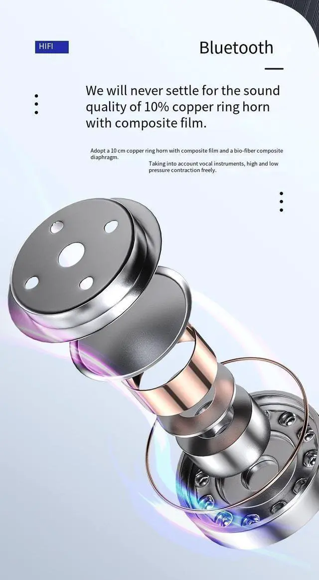 Alt view image 5 of 7 - Wireless Bluetooth Earbuds Neckband Headphones,Active Noise Cancellation & ENC Call Noise Cancellation,IPX5 Waterproof Support inserting TF card to play,25 Hrs HD Talktime for Working Workout,Black