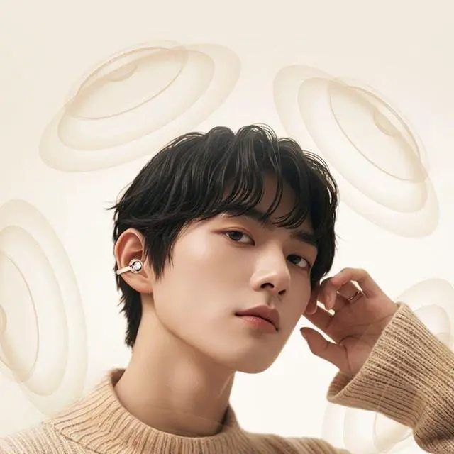 Alt view image 6 of 7 - Open Ear Bluetooth Earbuds with Ear Clips, Bluetooth 5.4 Wireless Ultra-Lightweight Clip-On Earphones, Open Air Design Headphones for Running Gym Workouts - 40H Playtime