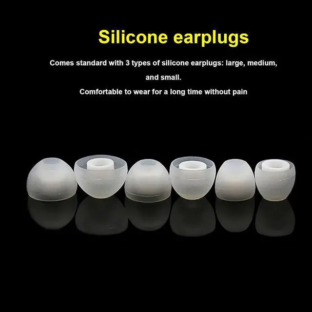 Alt view image 3 of 7 - IEM Earphones, HiFi Wired Earbuds with Detachable Cable, Noise Canceling in Ear Monitor for Musicians Singers Music Lovers Stage Studio (Light Blue)