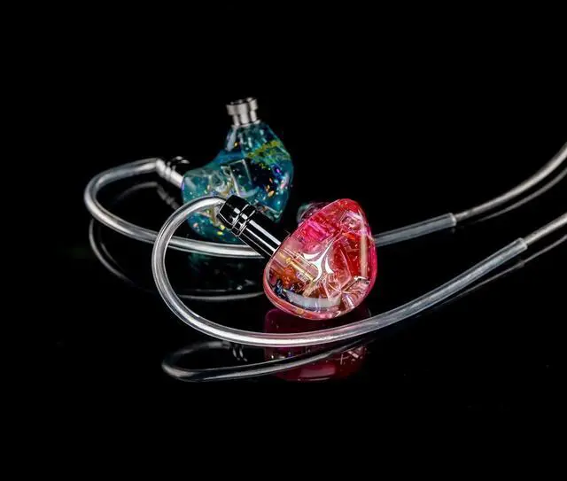 Alt view image 3 of 6 - SeeAudio Yume IV Dual Balanced Armature IEMs, 2BA HiFi in-Ear Monitor Earphones, Wired Earbuds with Silver-Plated OFC Detachable Cable, Ergonomic Design for Audiophiles, Musicians (3.5mm)