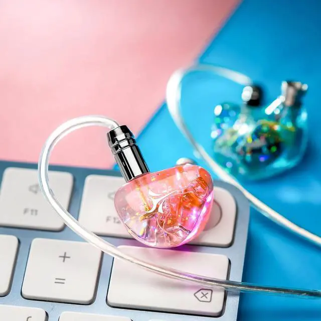 Alt view image 6 of 6 - SeeAudio Yume IV Dual Balanced Armature IEMs, 2BA HiFi in-Ear Monitor Earphones, Wired Earbuds with Silver-Plated OFC Detachable Cable, Ergonomic Design for Audiophiles, Musicians (3.5mm)