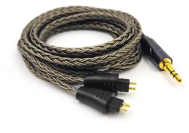 Alt view image 3 of 7 - 16-Strand 2.5mm 3.5mm 4.4mm 6.35mm 6N OCC Balanced Cable 4.6ft Compatible with FOSTEX TH909, TH900MKII, TH610 Headphones