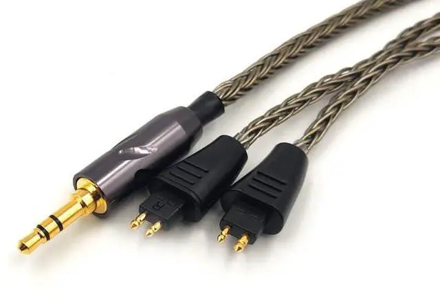 Alt view image 5 of 7 - 16-Strand 2.5mm 3.5mm 4.4mm 6.35mm 6N OCC Balanced Cable 4.6ft Compatible with FOSTEX TH909, TH900MKII, TH610 Headphones