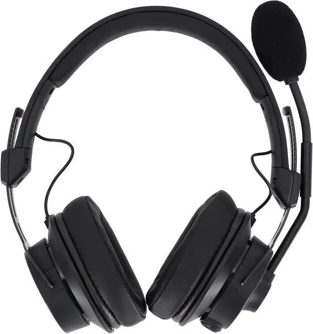 Alt view image 2 of 7 - Audiosavings Bundle: BPHS2CA Broadcast Stereo Headset with Condenser Mic, 45mm Drivers Bundle with Rockville RPB-D3 Loud Free Portable Bluetooth Speaker Party Boombox (2 Items)