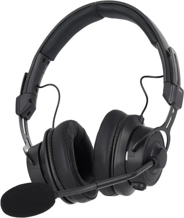 Alt view image 4 of 7 - Audiosavings Bundle: BPHS2CA Broadcast Stereo Headset with Condenser Mic, 45mm Drivers Bundle with Rockville RPB-D3 Loud Free Portable Bluetooth Speaker Party Boombox (2 Items)
