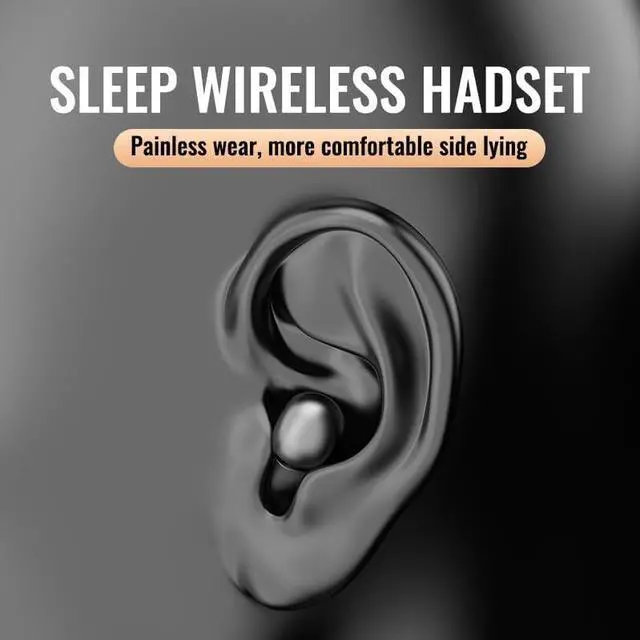 Alt view image 2 of 7 - Wireless Sleep Earbuds with Bluetooth 5.3, Ultra-Light in-Ear Invisible Earphone, Comfortable Sleep Headphones for Side Sleepers for Night Use