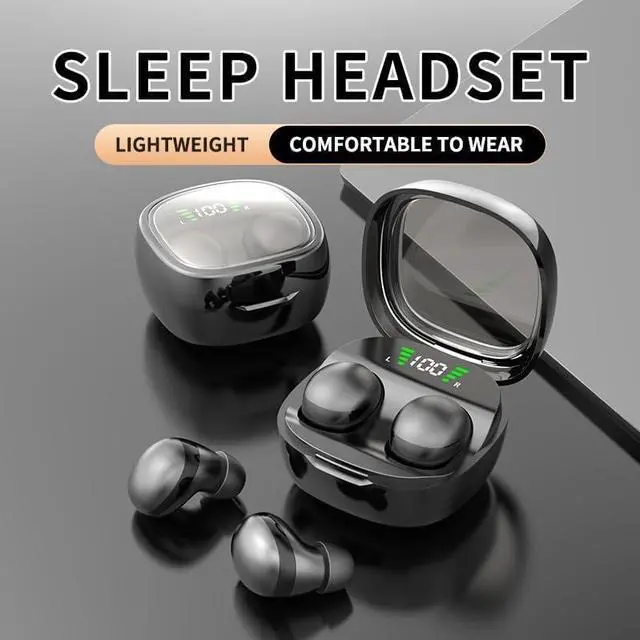 Alt view image 5 of 7 - Wireless Sleep Earbuds with Bluetooth 5.3, Ultra-Light in-Ear Invisible Earphone, Comfortable Sleep Headphones for Side Sleepers for Night Use