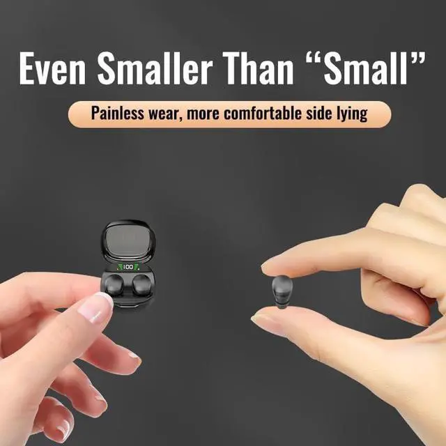 Alt view image 7 of 7 - Wireless Sleep Earbuds with Bluetooth 5.3, Ultra-Light in-Ear Invisible Earphone, Comfortable Sleep Headphones for Side Sleepers for Night Use