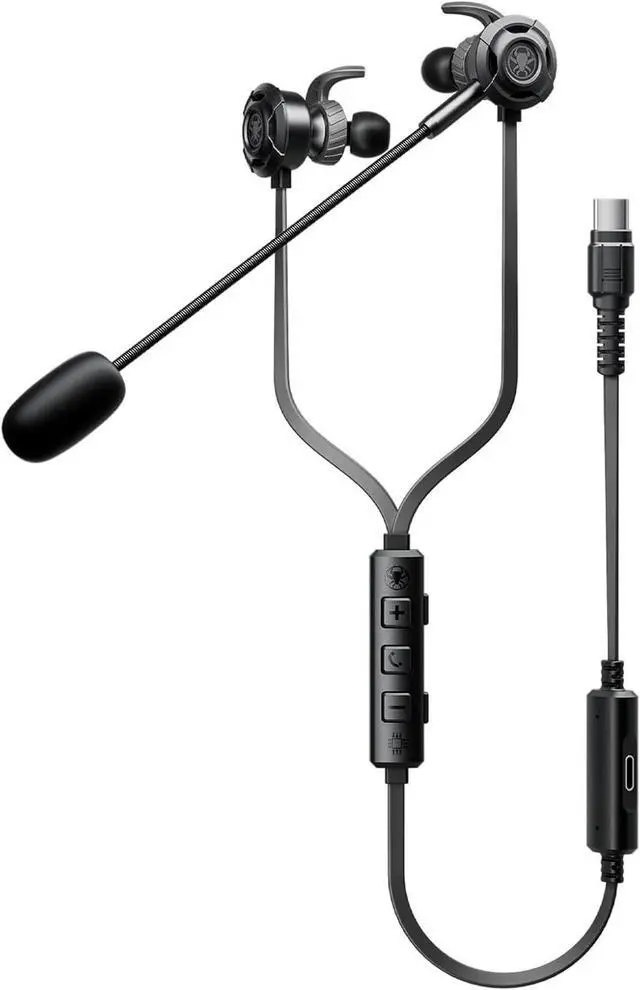 Alt view image 6 of 7 - Ergonomic in Ear Gaming Headsets Headphone with USB C Cable and Double Sound Chambers Enhances Auditory Earphone/676