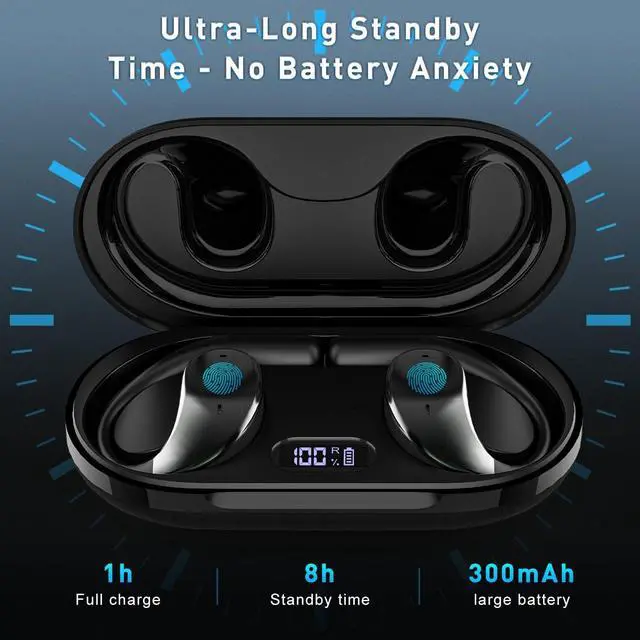 Alt view image 2 of 5 - Ai Translation Earbuds Real Time, Language Translator Earbuds 3 in 1, 144 Languages Ai Translating, Headphone Fit iOS and Android, AI Noise Reduction (Black)